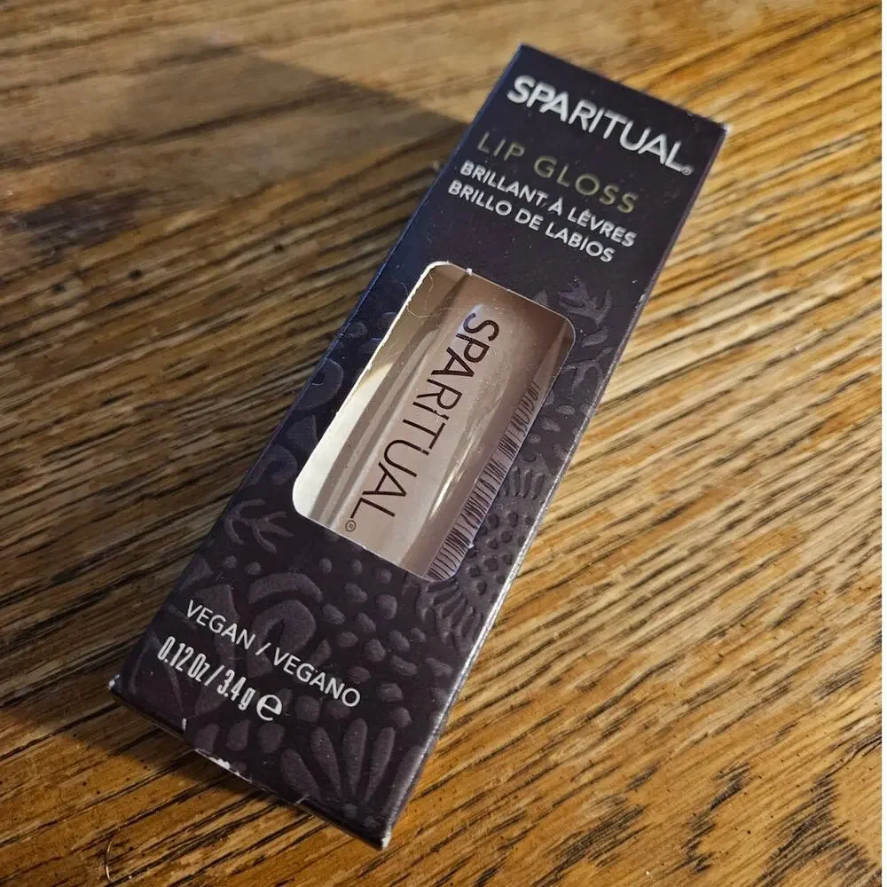 NEW! SpaRitual Moisture Shine Lip Gloss CALM ~ Vegan